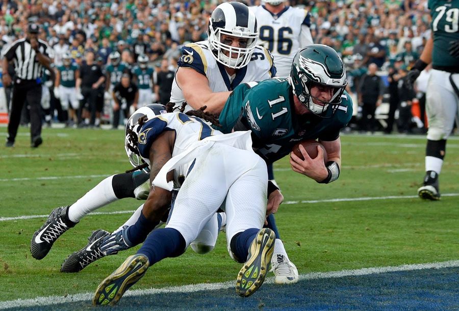 Things Eagles Fans Said Outside The L.A. Coliseum About Carson Wentz’s Injury