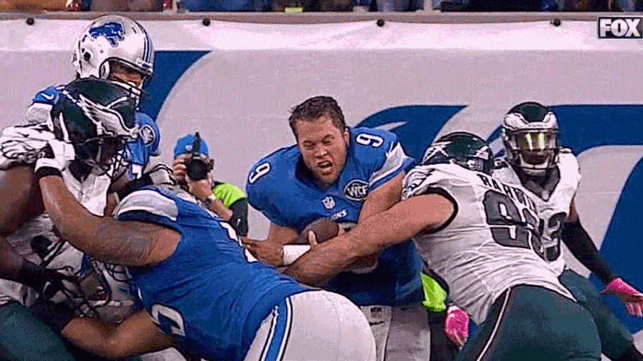 Matt Stafford's Day Is Fine, Notwithstanding
