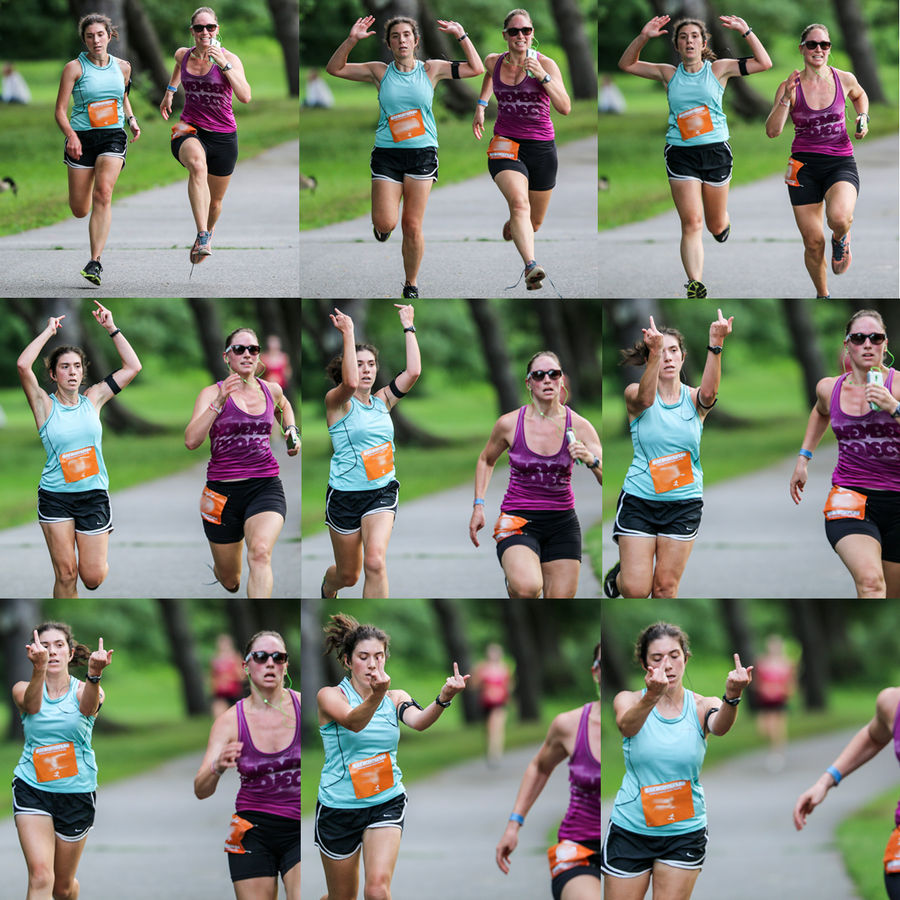 Runner Flips Off Competitor, Whole Cruel World