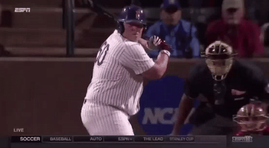 Behold This Large Lad Hitting His First Home Run At The Most Opportune Moment