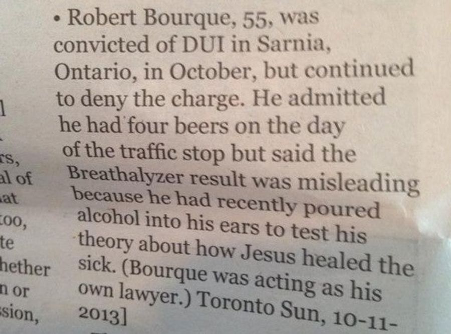 This Is The Best Excuse For Failing A Breathalyzer Test