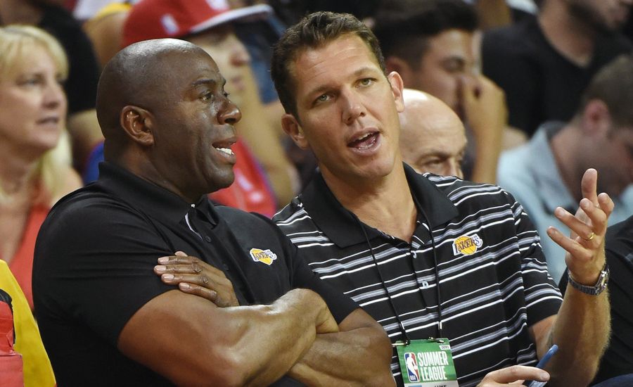 Report: Magic Johnson Is Already Mad At Luke Walton For No Good Reason