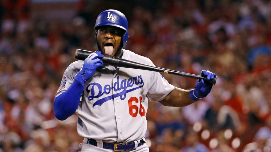 Yasiel Puig Is Battering The Bejeezus Out Of The Vile Cardinals