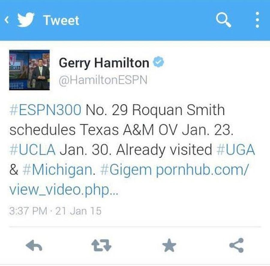 Which Porn Video Was This ESPN Recruiting Analyst Just Watching?