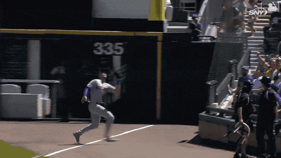 Jeff McNeil Made A Sick Catch Thanks To The White Sox's New Nets