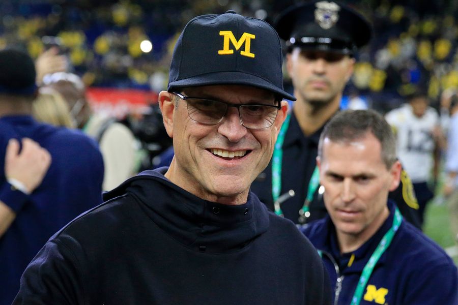 Jim Harbaugh came crawling back to Michigan… leave his ass on the porch