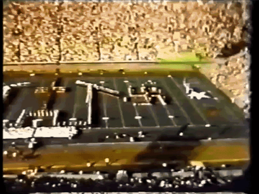 The 1966 Pro Bowl Halftime Show Featured A Goose-Stepping Swastika Being Eaten By A Church