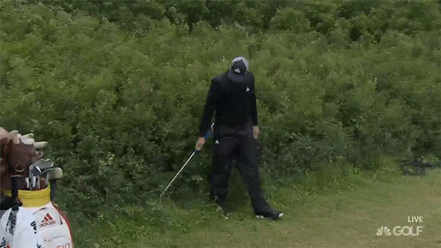 Sergio Garcia Fights Bush, Loses