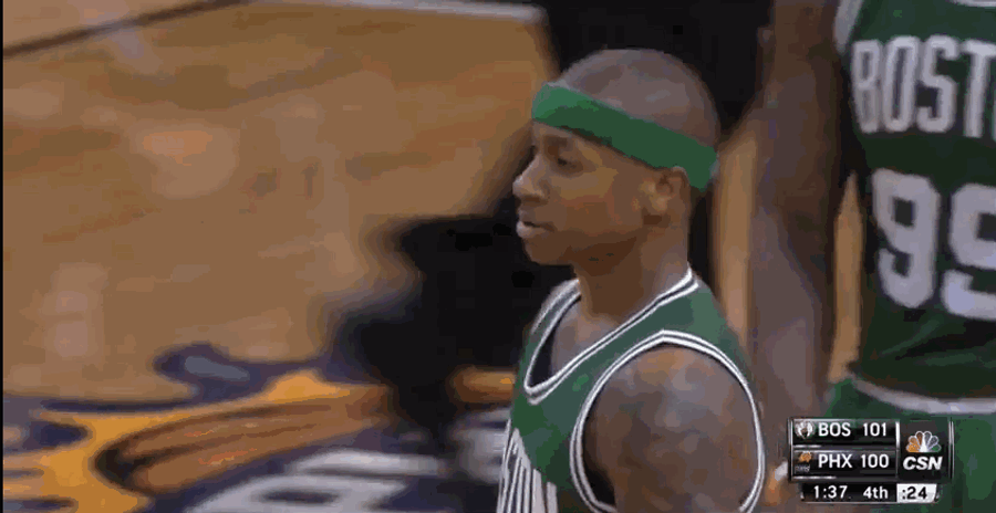Isaiah Thomas Stares Down Suns Bench, Says It Was All In Good Fun