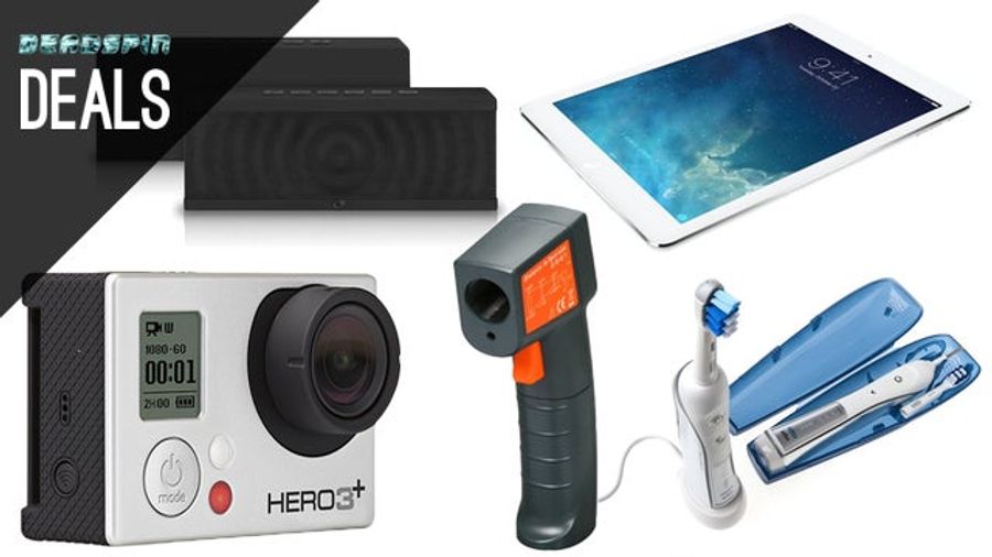 Deals: GoPro with Free Gift Card, Bluetooth Speaker, IR Thermometer