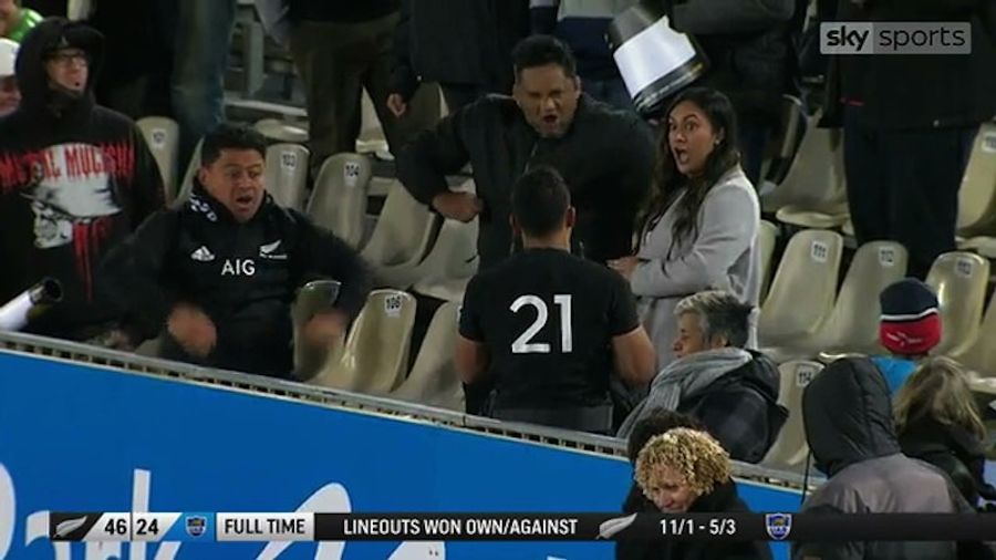 New Zealand Rugby Player's Family Performs Haka For Him After He Makes His Debut