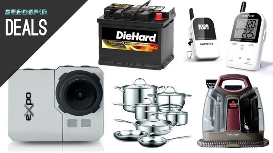 Deals: Wireless Grill Thermometer, Tri-Clad Cookware, Action Cams