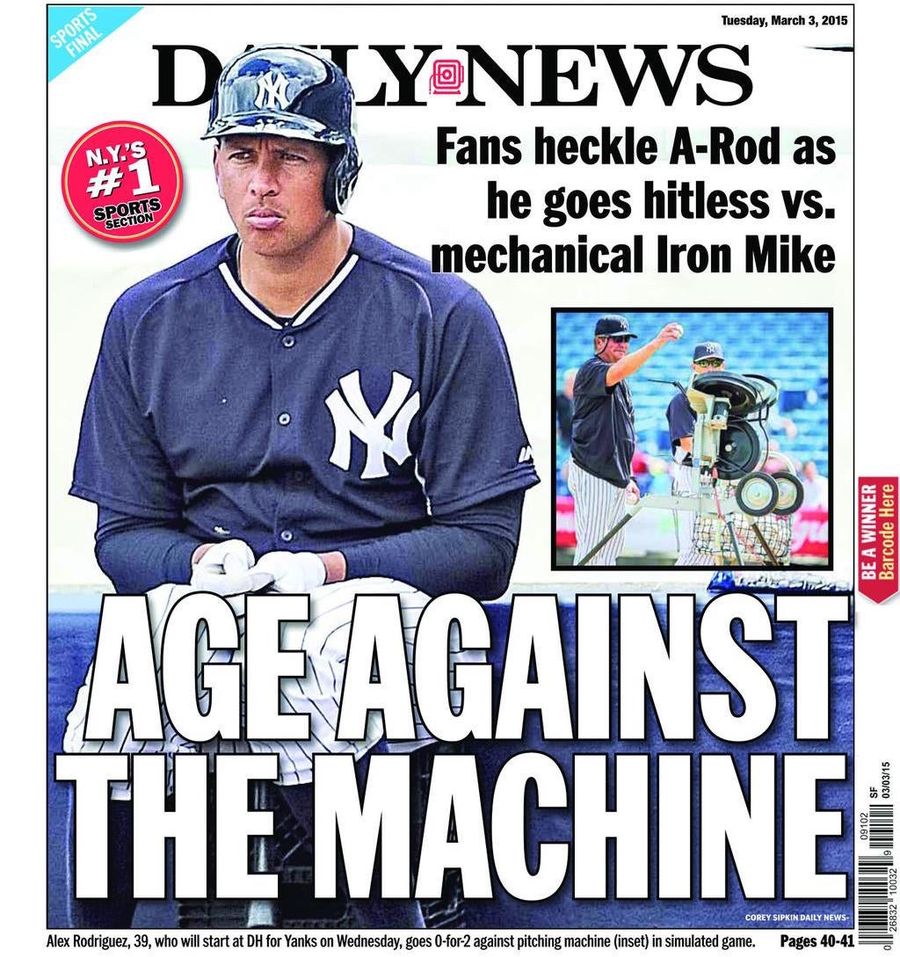 So This Is How It's Gonna Be For A-Rod, Huh?
