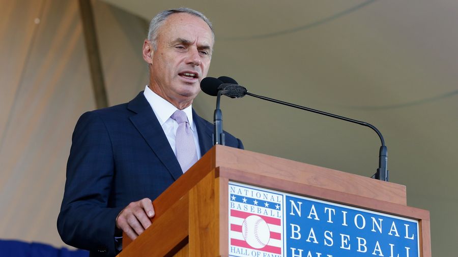 <i>New York Times</i> Curls Up On Rob Manfred&#39;s Lap 
