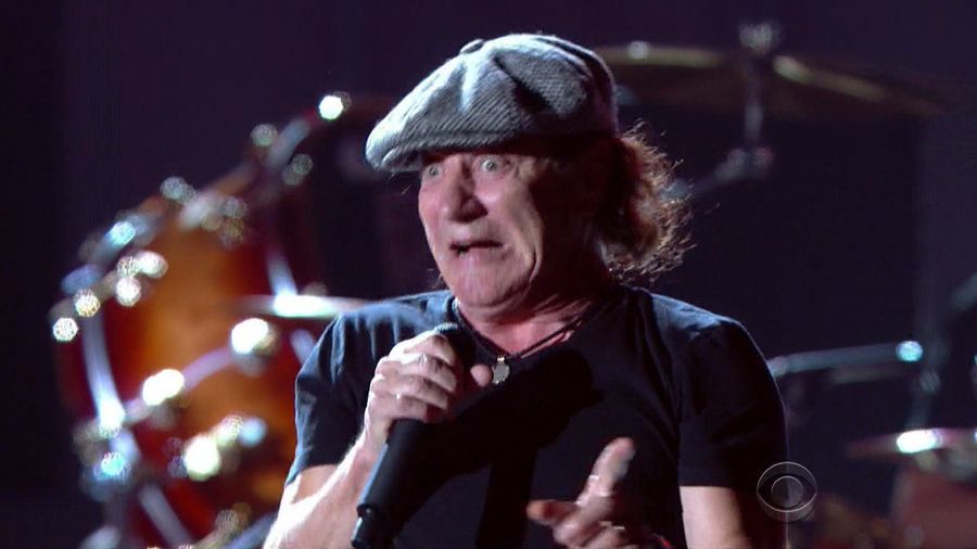 The Face Of A Person Who's Just Been Told AC/DC Is Opening The Grammys