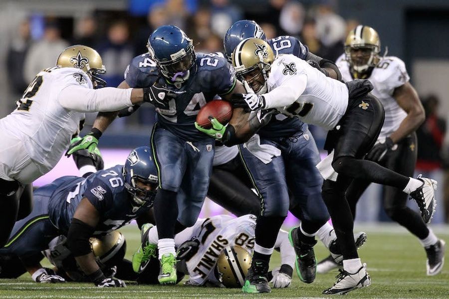 Marshawn Lynch Wouldn't Stop Moving