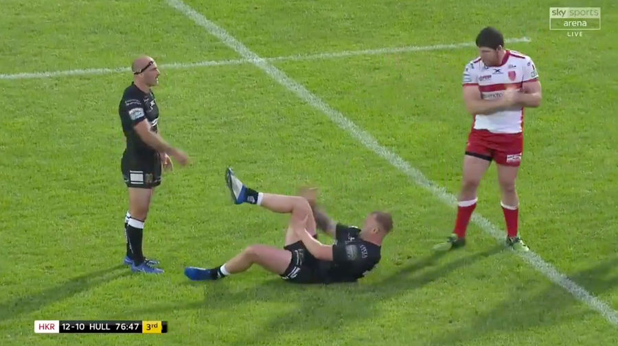 Rugby Man Slaps Dislocated Knee Back Into Place, Immediately Hops Into Scrum