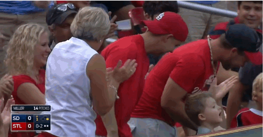 Guy Gives Kid A Foul Ball; Kid Throws It Back On Field