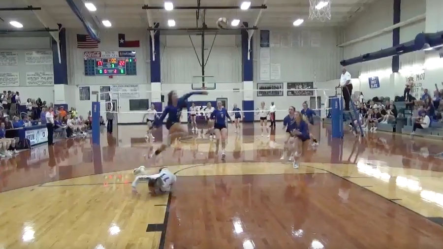 Here&#39;s A Superhuman Volleyball Play From Three Different Angles
