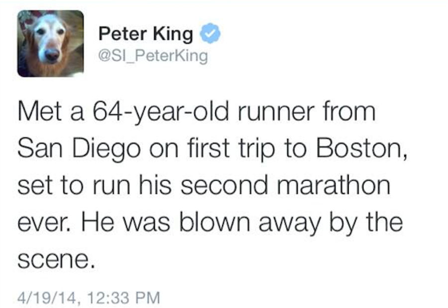 Peter King Leads The League In Poor Word Choice