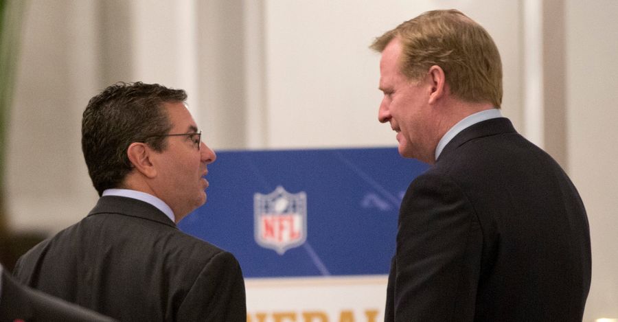 Report: Goodell, Redskins Discussed Team Name In Secret D.C. Meeting