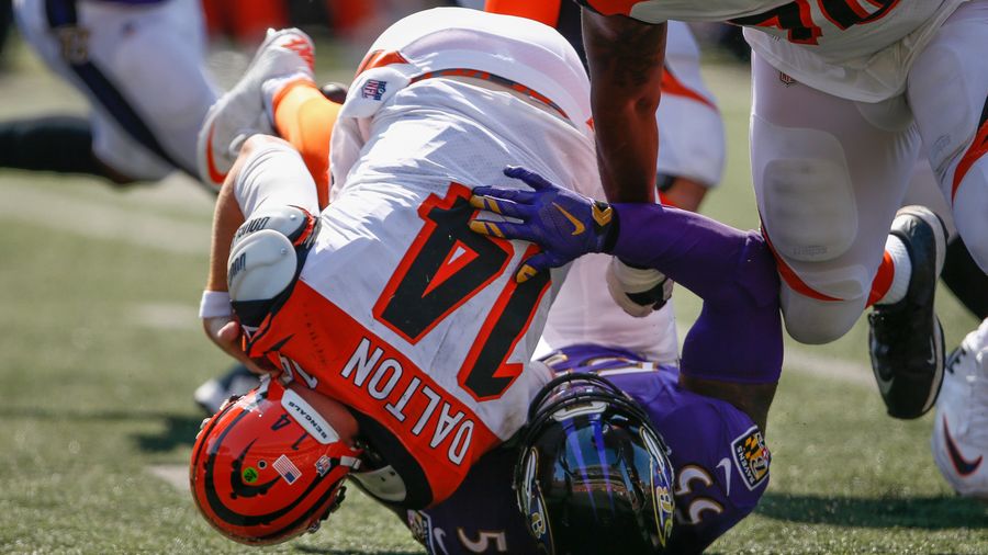 Andy Dalton Stunk And Then Got A Hat Thrown At Him