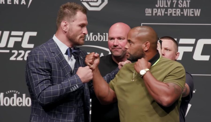 Oh God, I Hope This Freak Accident Doesn't Derail The Daniel Cormier-Stipe Miocic Superfight