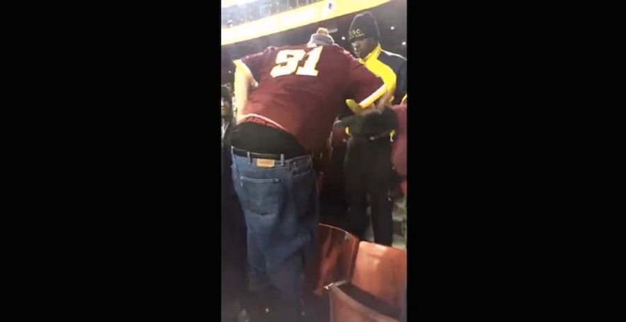 Skins Fan Angrily Shows Butt