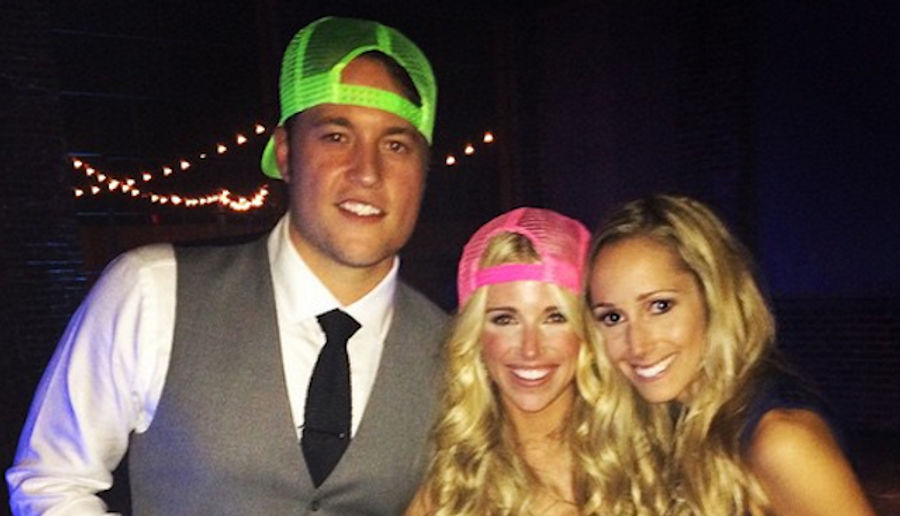 Matt Stafford Traveled Through Time To 2005 And Got Married