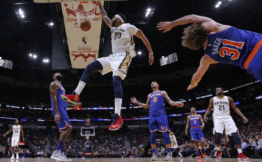 Anthony Davis Turned Ron Baker Into Flying Shrapnel
