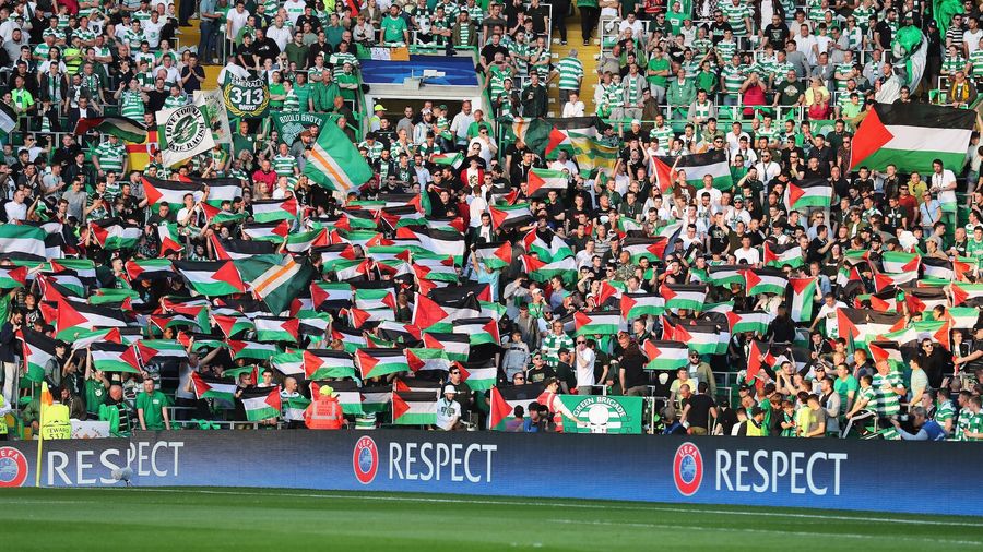 UEFA Fines Celtic Over Fans Flying The Palestinian Flag