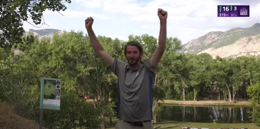 SEE IT: The clutchest shot in disc golf history