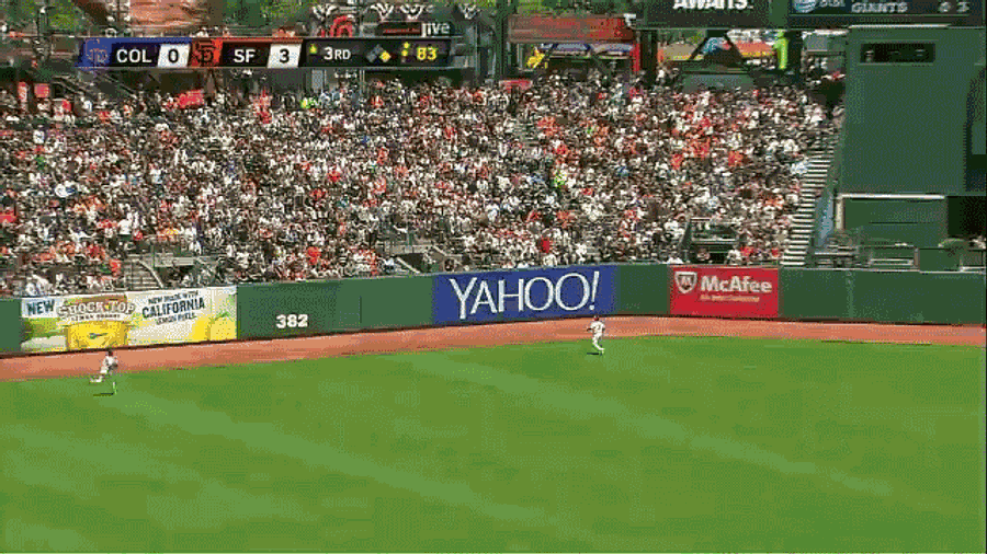 Man Holding Kid Casually Catches Troy Tulowitzki's Home Run Ball