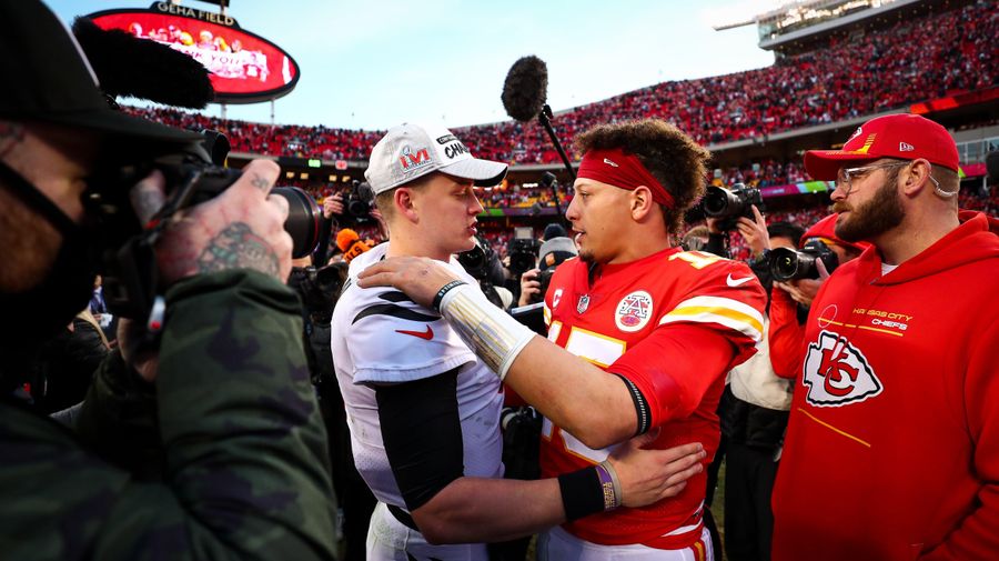 Bettors slightly favor Chiefs despite Joe Burrow's 3-0 record vs. Patrick Mahomes