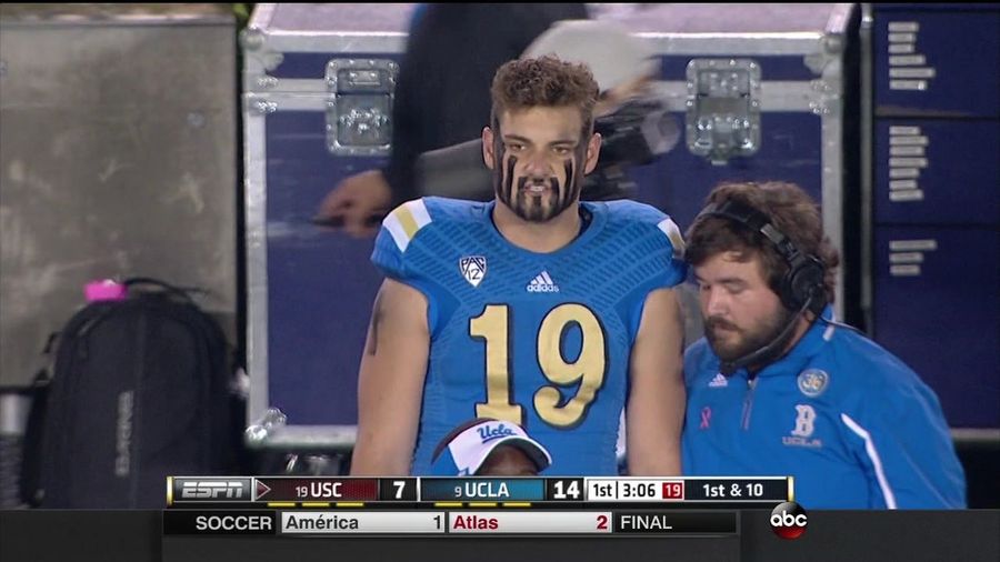 Punter Mistakenly Believes He Is A Real Football Player
