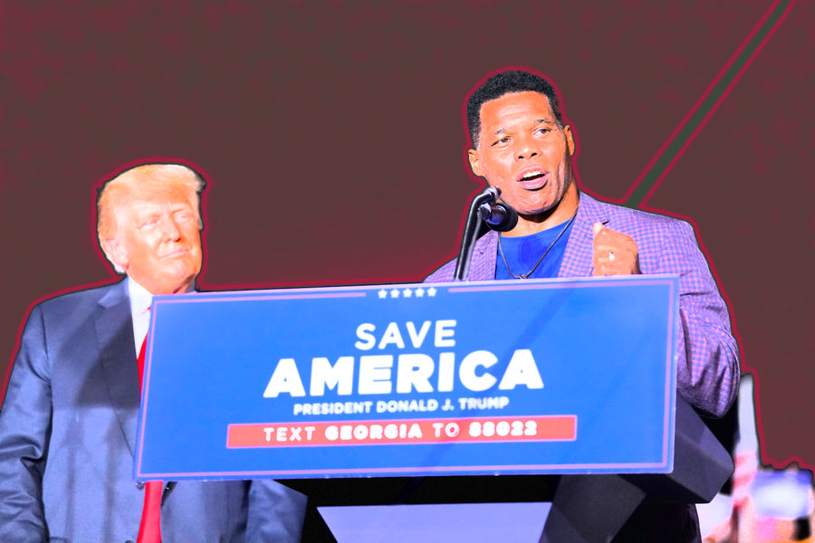 Weird flex to pivot from swastikagate to cozying up with alleged sex predators, but you do you, Herschel