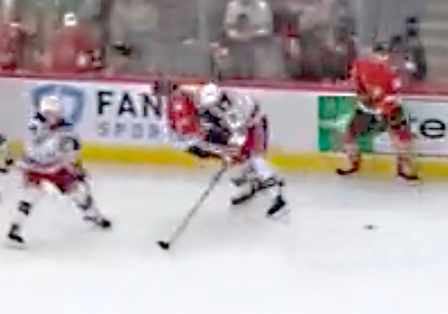 Another bad hit and look for the NHL