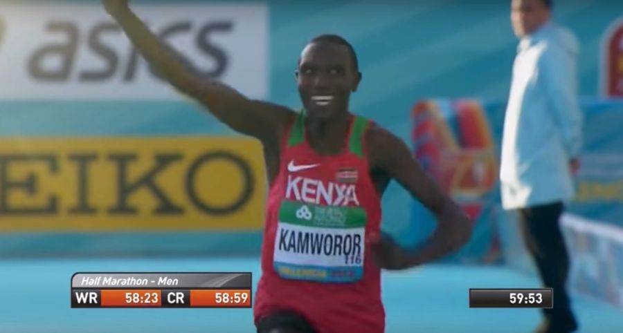 Geoffrey Kamworor Raced Ten Miles, Then Ran A 13:01 5K<em></em><em></em>
