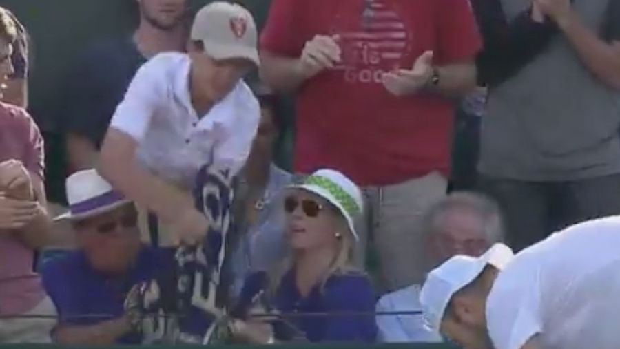 Tennis Fans Tussle Over A Sweaty Towel