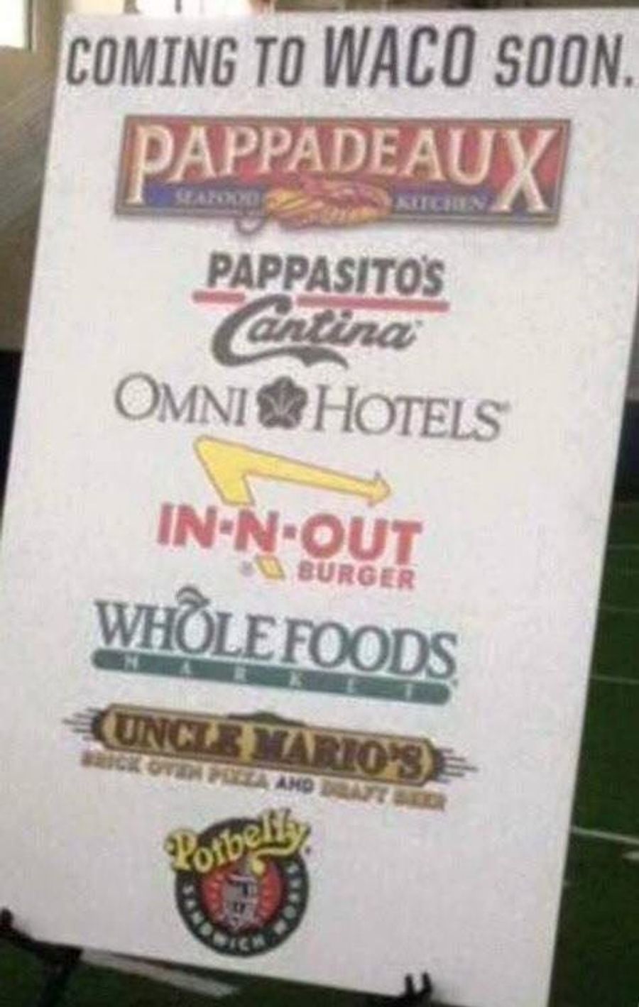 Baylor Woos Recruits With List Of Stores It Hopes Open In Waco Someday