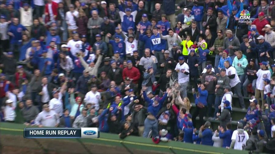 Anthony Rizzo's Homer Exploded Someone's Beer