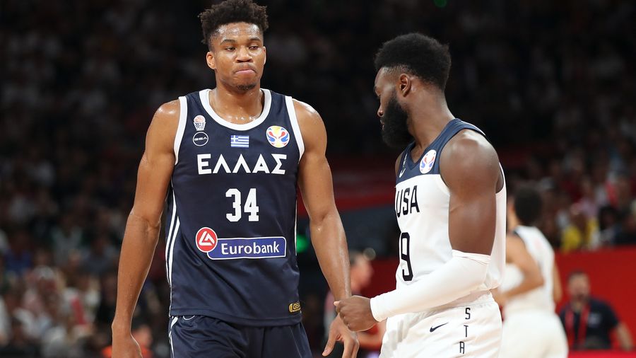 Giannis's Shoulders Not Big Enough To Carry Everyone; Team USA Cruises Past Greece