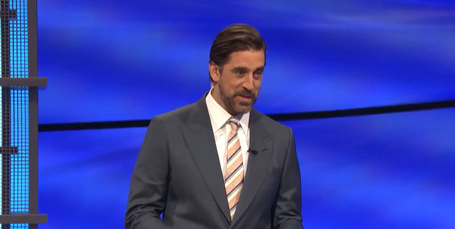 Aaron Rodgers is absolutely nailing it as <em>Jeopardy! </em>guest host (yes, even with the FG zinger)