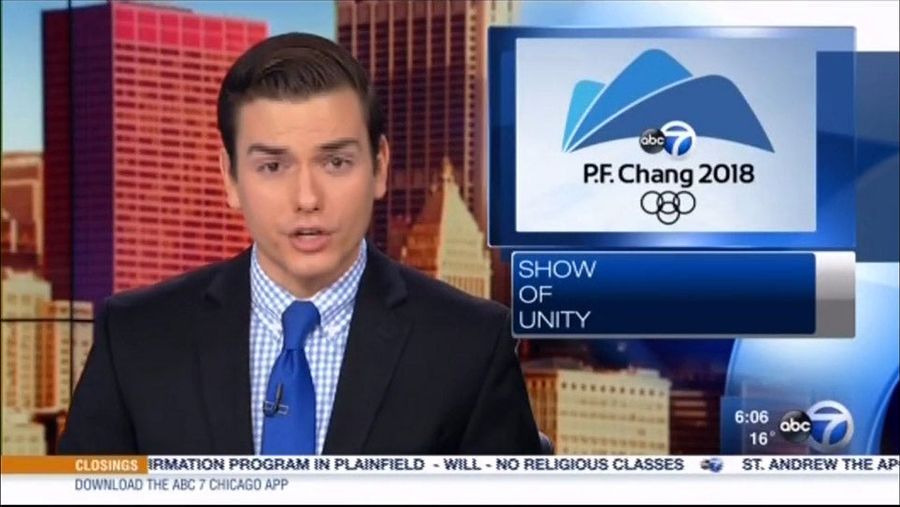 Chicago News Station Calls It The “P.F. Chang Olympics”