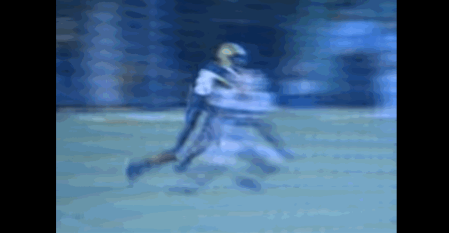 Greg Blue Sidewalk Slams Receiver