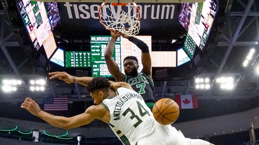 The Celtics Stole Giannis Antetokounmpo's Lunch Money And Stuffed Him In A Locker