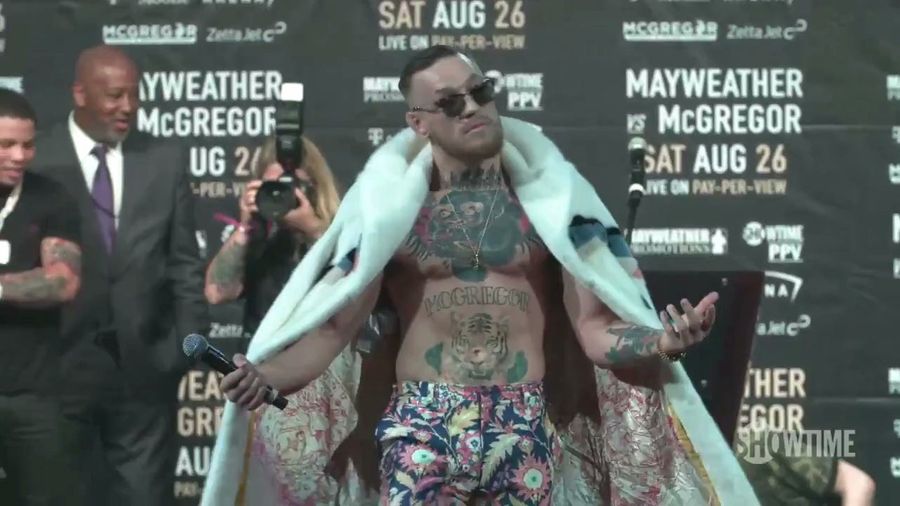 Conor McGregor Says He’s Not Racist Because He’s “Half-Black…From The Belly Button Down”<em></em>