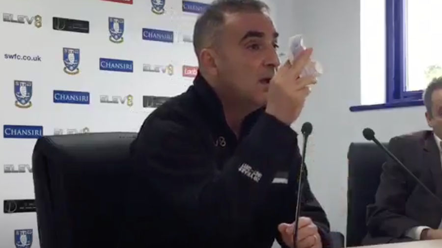 Sheffield Wednesday Manager Smashes Money To Prove His Team Doesn't Suck