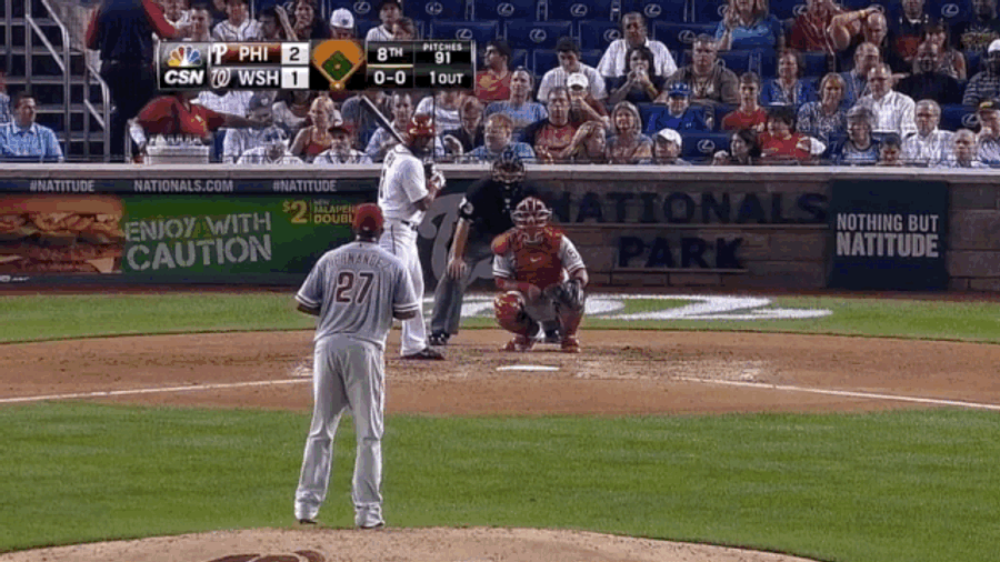 Roberto Hernandez Catches Liner Right At His Face