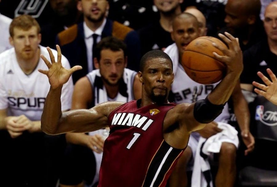 Poor Chris Bosh Had To Take Two Showers After Last Night&#39;s Game